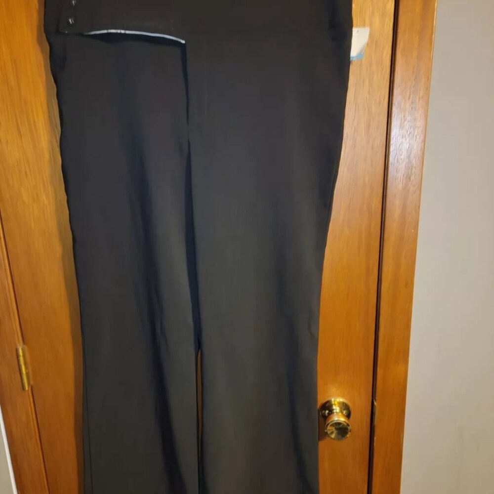 Women's Vintage Cleveland Street New York Pants size 16 Wide Cuff NEW Black